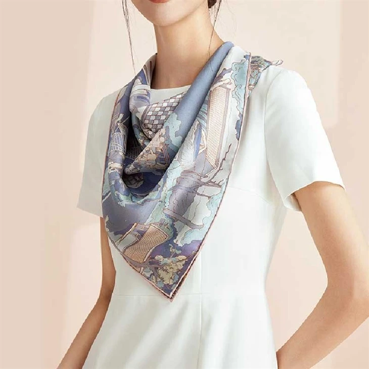 Custom Printed Silk Scarves No Minimum