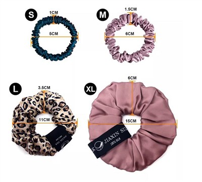 To customize your own silk scrunchies