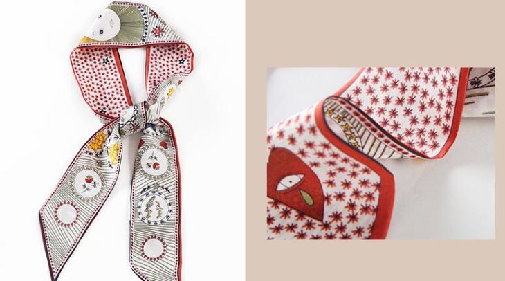 Custom Lady Silk Scarf Manufacturer