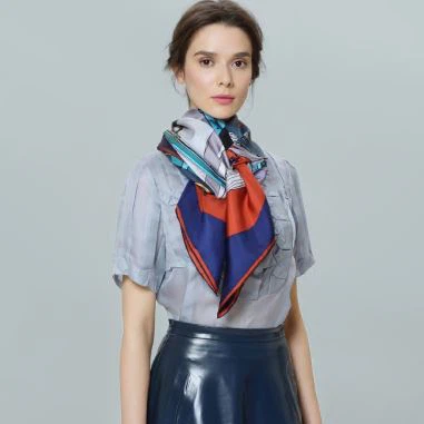 Custom 100%Silk Lady Scarf