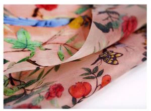 Custom Design Printed Silk Satin Fabric Online