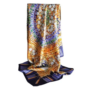 Custom digital print your own patterned silk scarf