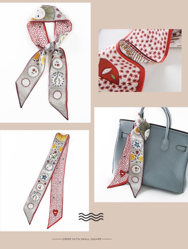 China Custom Lady Silk Scarf Manufacturer