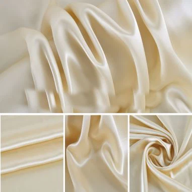 100% Silk Charmuse Fabric Dyeing Color Garments