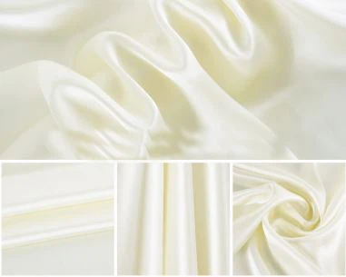 Dyeing Color Silk Satin Fabric For Garments