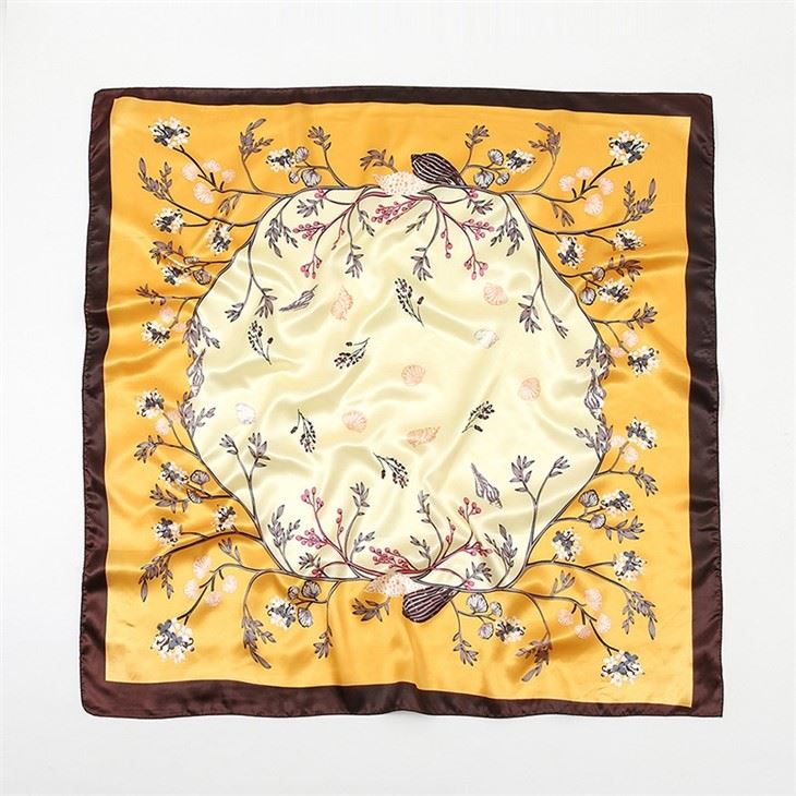 100% Mulberry Silk Digital Printing Silk Scarf