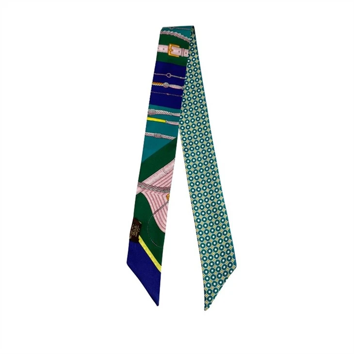 High Quality Silk Twilly With Digital Printed
