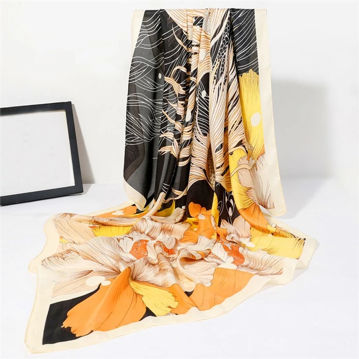 12MM Silk Twill 90x90cm Silk Scarf High Quality Luxury Silk Scarf Gift Silk Shawl