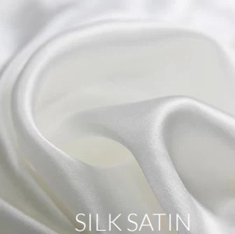 White Color Fabric Silk Satin Scarf For Drawing